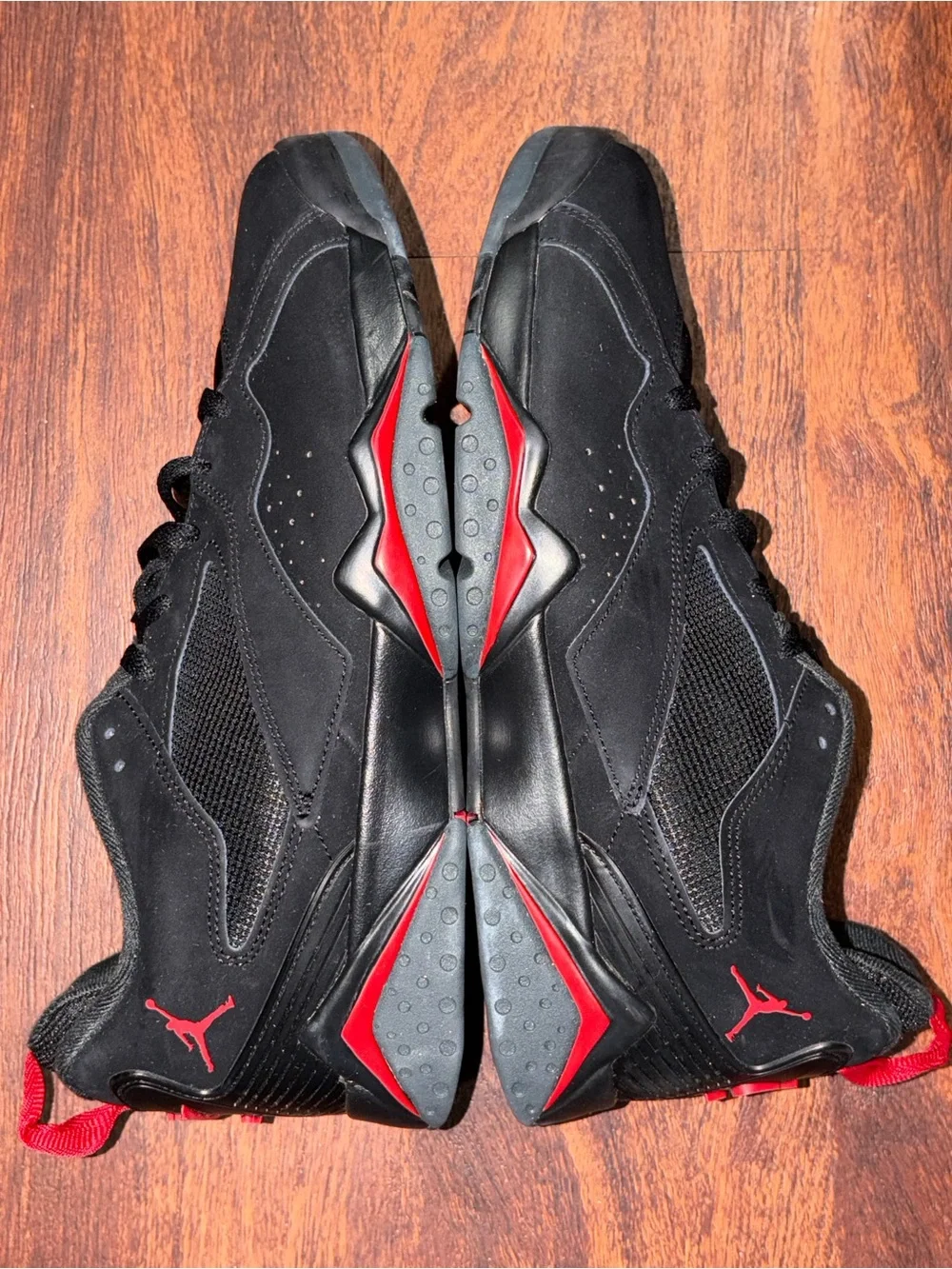 Jordan size 13 Black and Red Retro Basketball Shoes